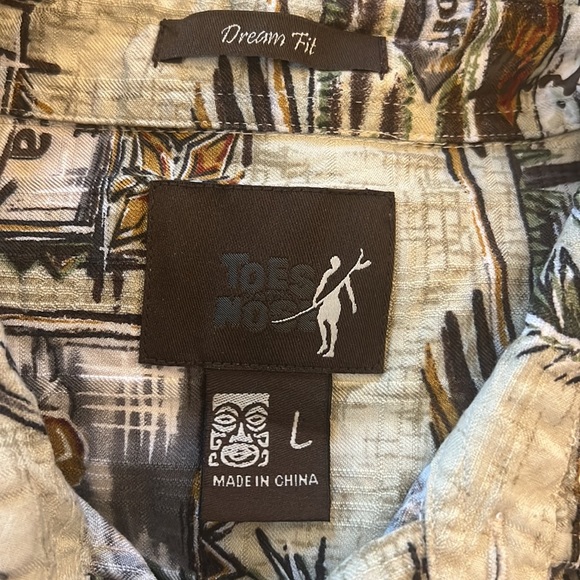 Rare Microsoft Across America Toes on the Nose Large L Hawaiian Style Shirt - Picture 11 of 14